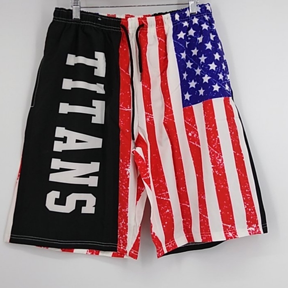 Tennessee Titans NFL Flag Swim Trunks - Picture 1 of 4